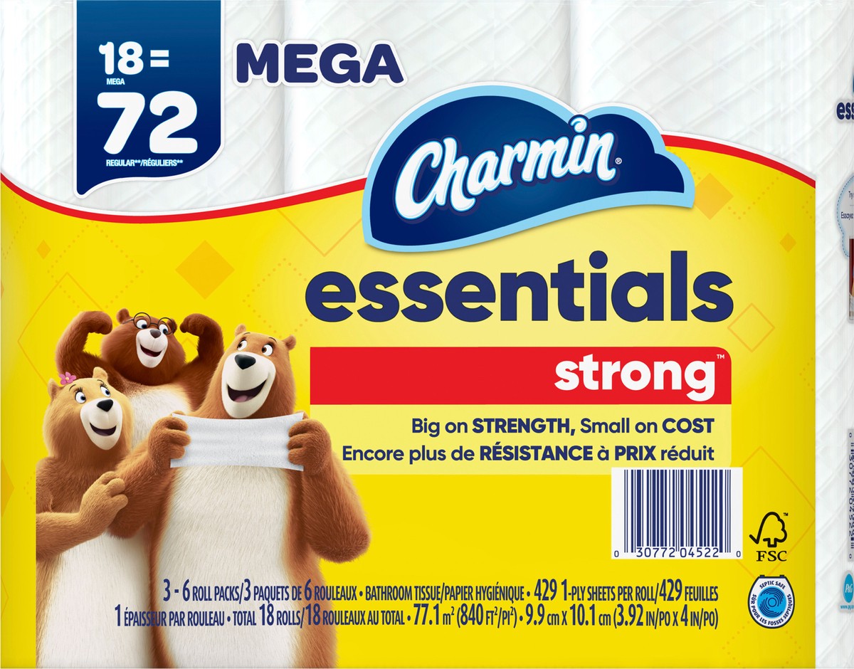 slide 5 of 5, Charmin Bath Tissue - Affordable Ultra, 18 ct