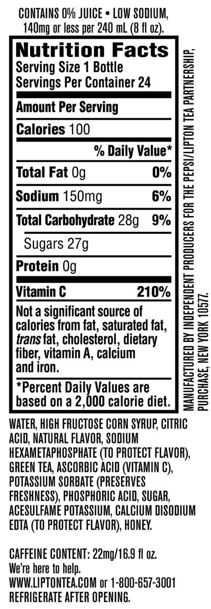 slide 3 of 3, Lipton Green Citrus - 16.9 fl oz, 16.9 fl oz