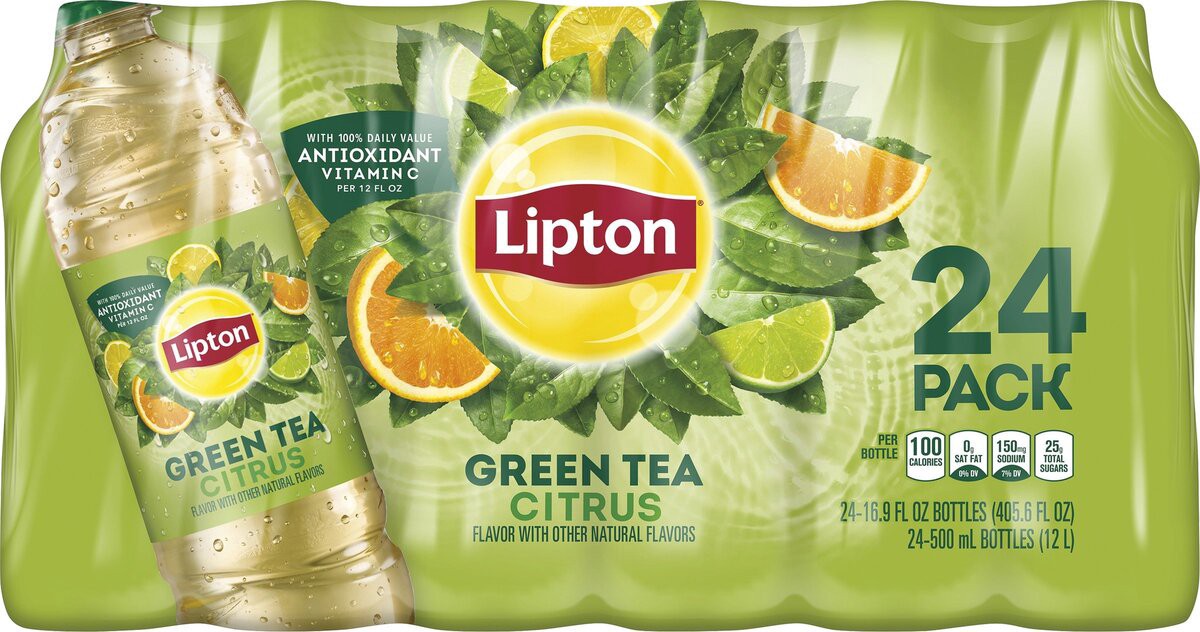 slide 2 of 3, Lipton Green Citrus - 16.9 fl oz, 16.9 fl oz