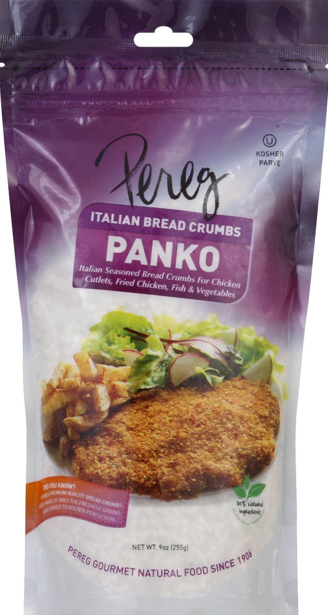 slide 2 of 2, Pereg Italian Panko Bread Crumbs, 9 oz