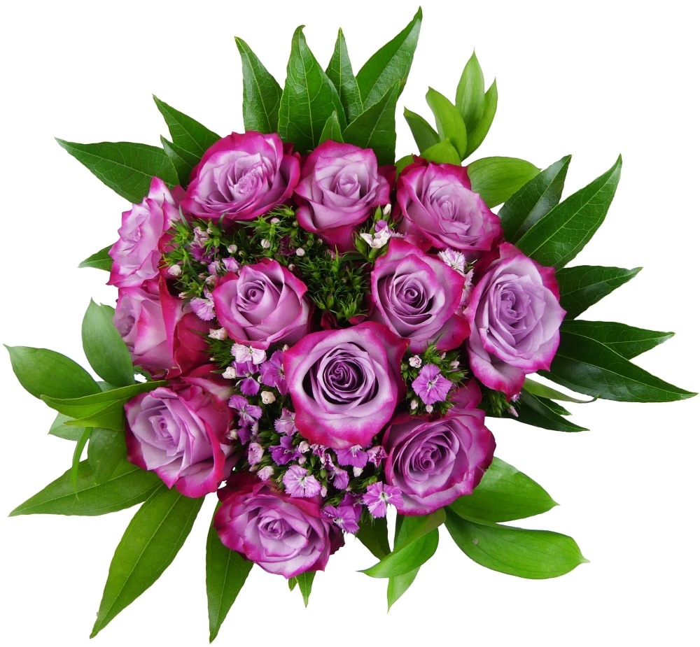 slide 1 of 1, BLOOM HAUS Elegant Lavender Rose Boquet, 12 ct