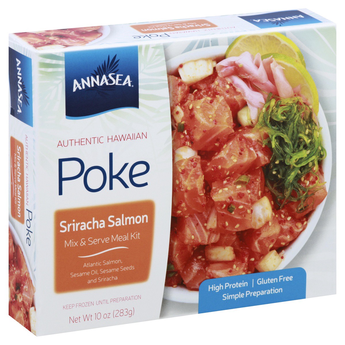 slide 7 of 9, Annasea Sriracha Salmon Poke 10 oz, 10 oz