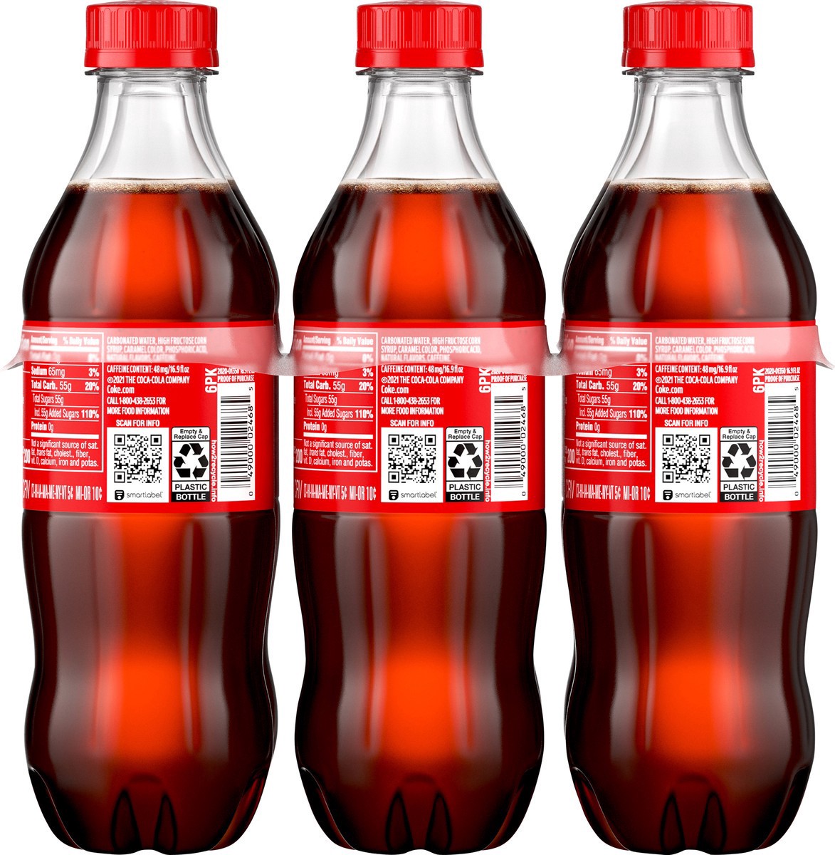 slide 3 of 9, Coca-Cola Cola, 6 ct; 16.9 fl oz