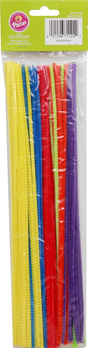 slide 10 of 10, Creativity Street Hot Colors Chenille Stems 100 ea, 100 ct