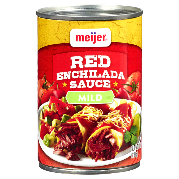 slide 1 of 3, Meijer Enchilada Sauce Red Mild, 10 oz