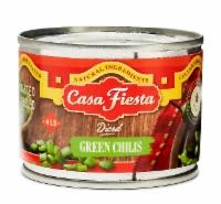 slide 1 of 1, Casa Fiesta Diced Green Chilies, 4 oz