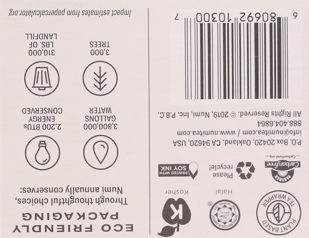 slide 7 of 12, Numi Organic Matcha Toasted Rice Green Tea 18 ea, 18 ct