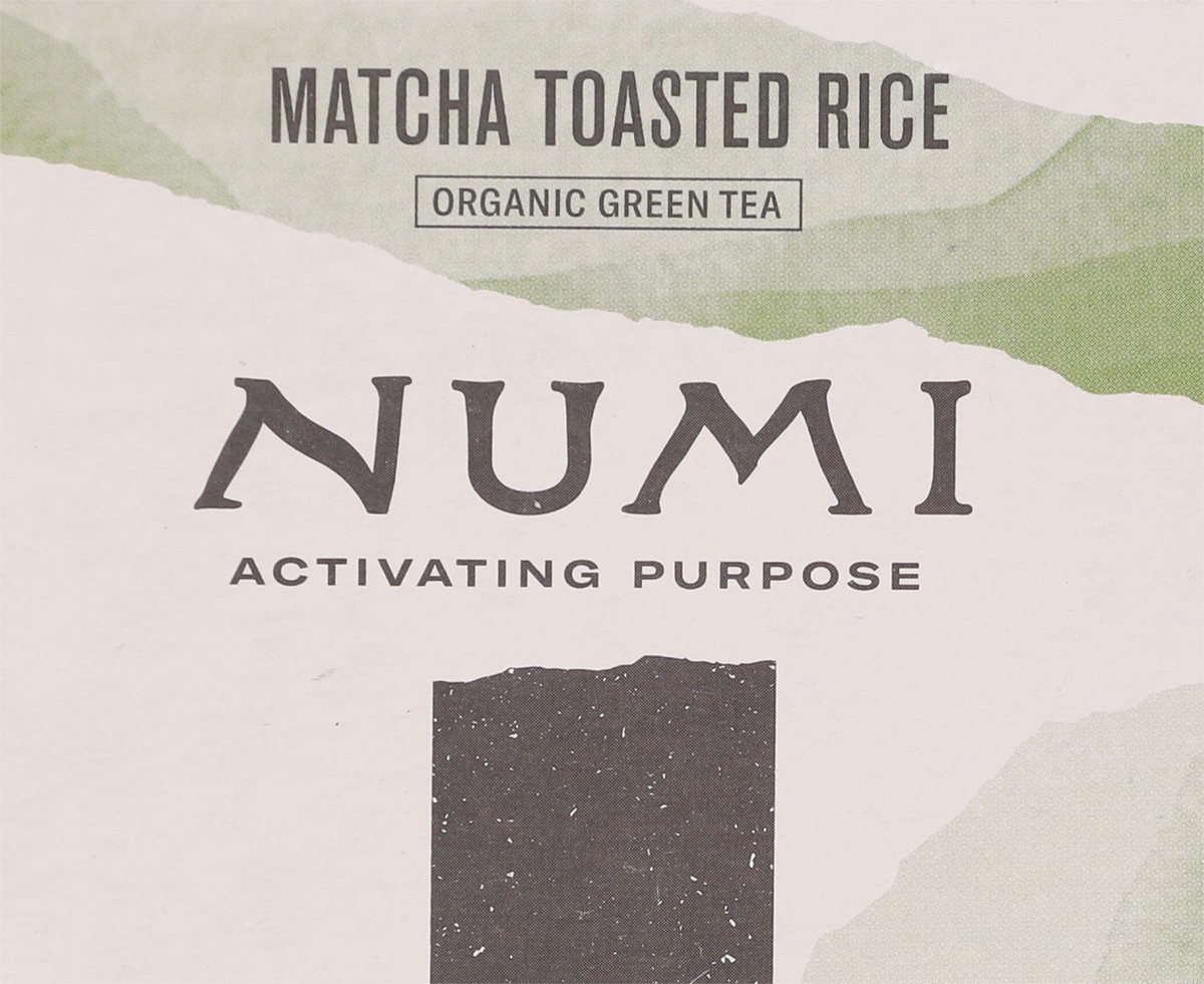 slide 6 of 12, Numi Organic Matcha Toasted Rice Green Tea 18 ea, 18 ct