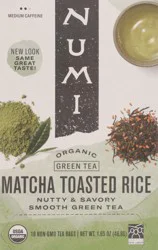 Numi Organic Matcha Toasted Rice Green Tea 18 ea