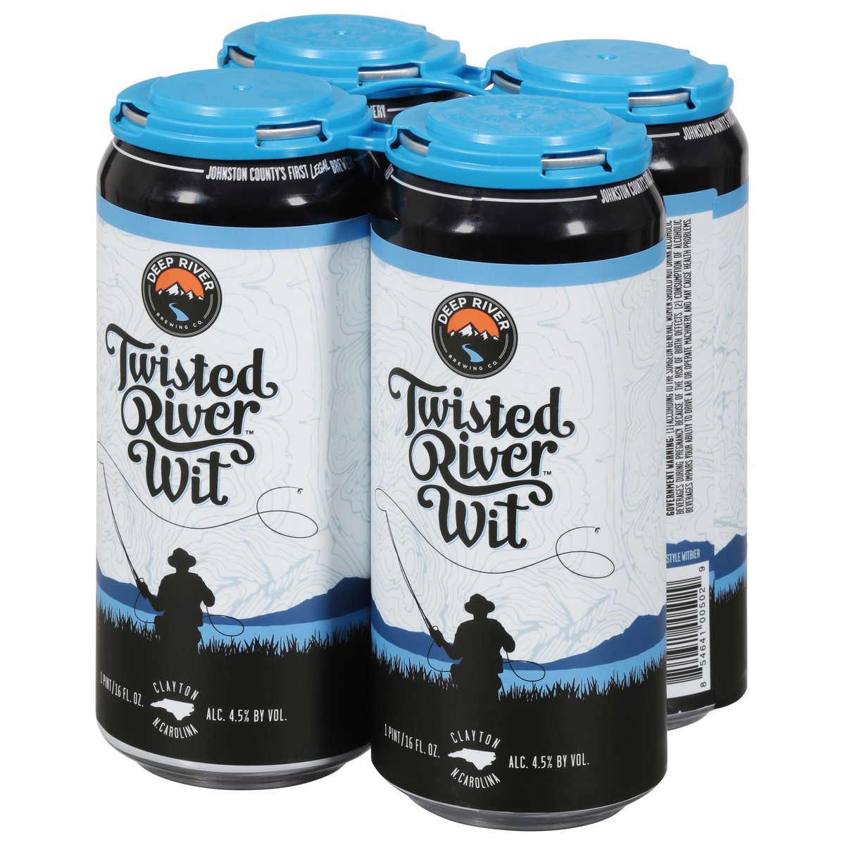 slide 5 of 9, Deep River Wit Twisted River Beer 4 - 1 pt Cans, 4 ct
