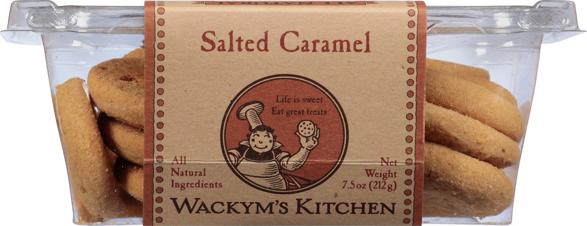 slide 8 of 12, Wackym's Kitchen All Natural Crunchy Salted Caramel Cookies 7.5 oz, 7.5 oz
