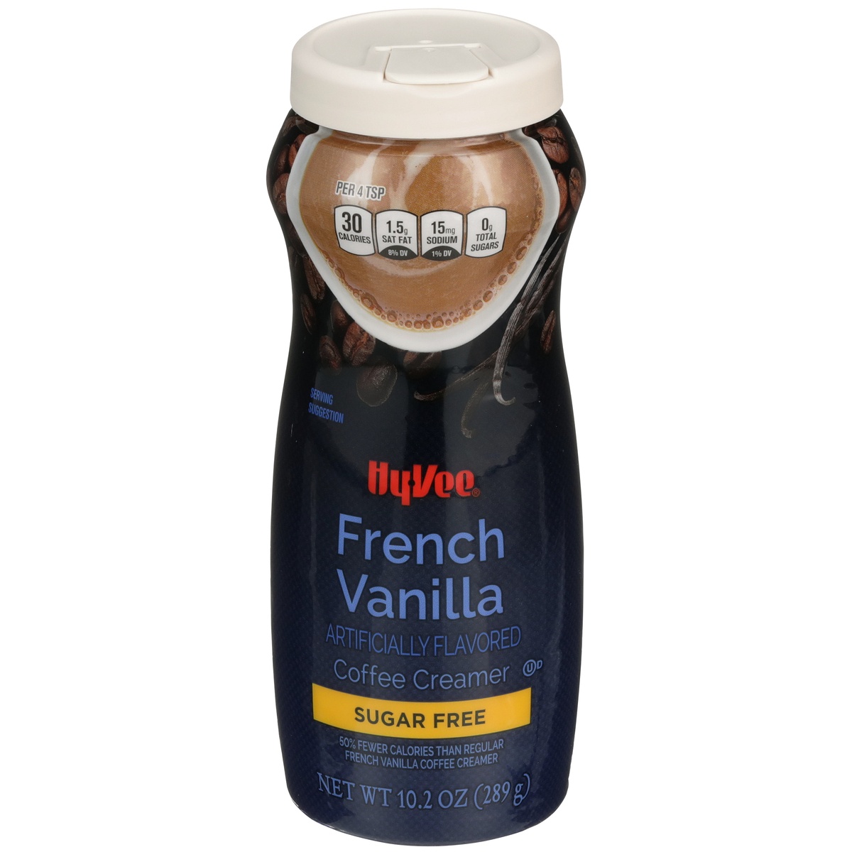 slide 1 of 1, Hy-vee French Vanilla Sugar Free Coffee Creamer - 10.2 oz, 10.2 oz