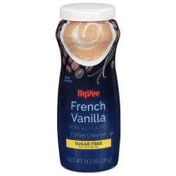 Hy-vee French Vanilla Sugar Free Coffee Creamer - 10.2 oz