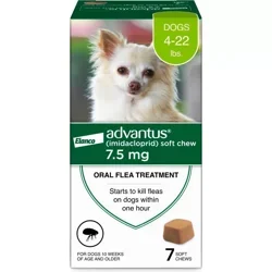 Advantus Chewable Flea Treatment for Small Dogs