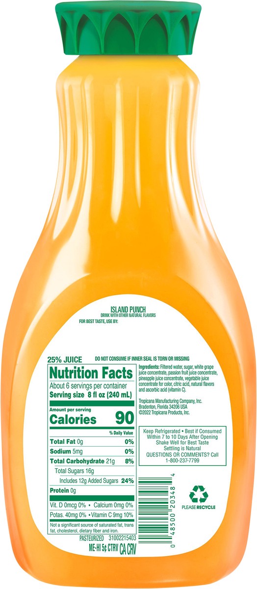 slide 4 of 8, Tropicana Juice, 52 fl oz