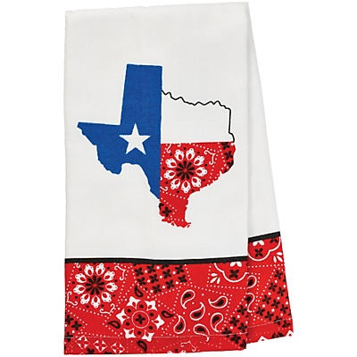 slide 1 of 1, Haven & Key Texas Bandana Kitchen Towel, 1 ct