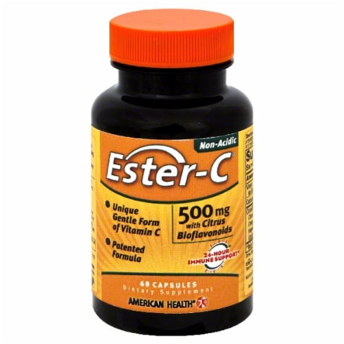 slide 1 of 1, American Health Ester-C Vitamins 500 Mg, 60 ct