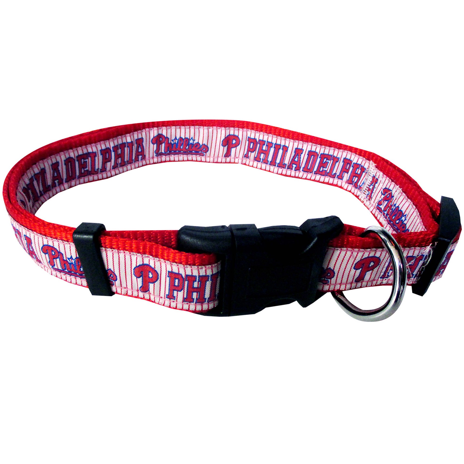 slide 1 of 1, Pets First Philadelphia Phillies MLB Dog Collar, LG