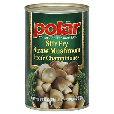 slide 1 of 1, MW Polar Stir Fry Straw Mushrooms, 15 oz
