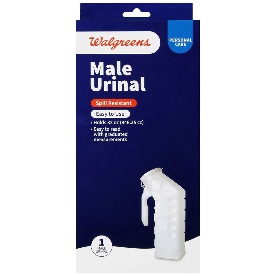 slide 5 of 5, Walgreens Male Urinal With Odor Shield, 1 ct