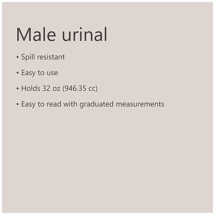 slide 4 of 5, Walgreens Male Urinal With Odor Shield, 1 ct