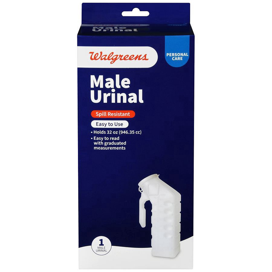 slide 1 of 5, Walgreens Male Urinal With Odor Shield, 1 ct