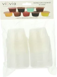 Viovia 3 Ounce Tasting Cups with Lid 30 ea