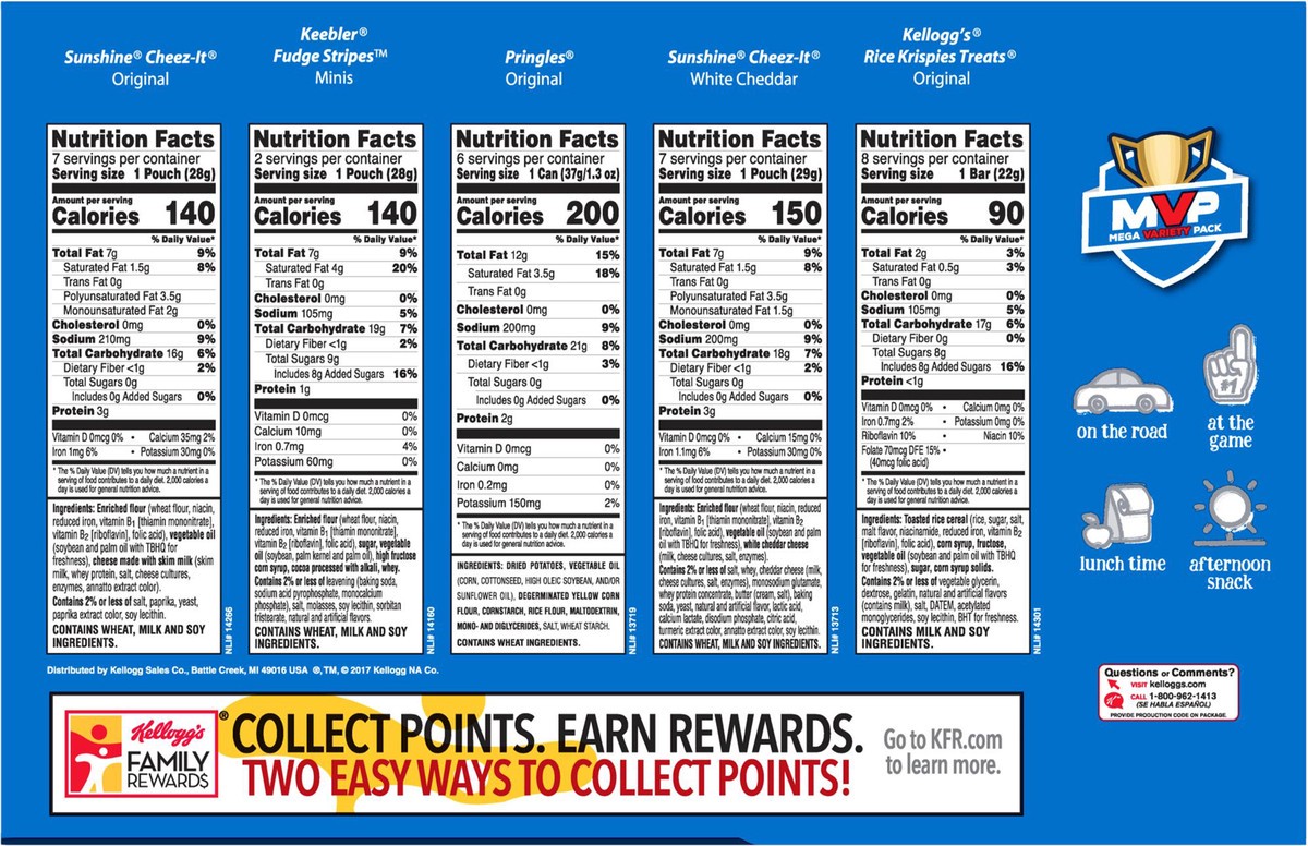 slide 5 of 8, Cheez-It Baked Snack Cheese Crackers & Mini Cookies Variety Pack, 30.18 oz