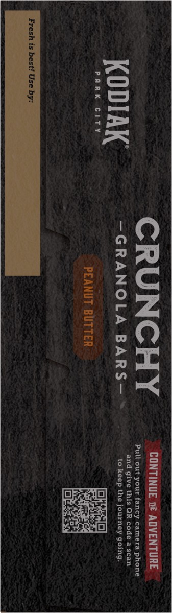 slide 11 of 13, Kodiak Cakes Crunchy Granola Bar, Peanut Butter, 9.5 oz/6 Ct, 6 ct