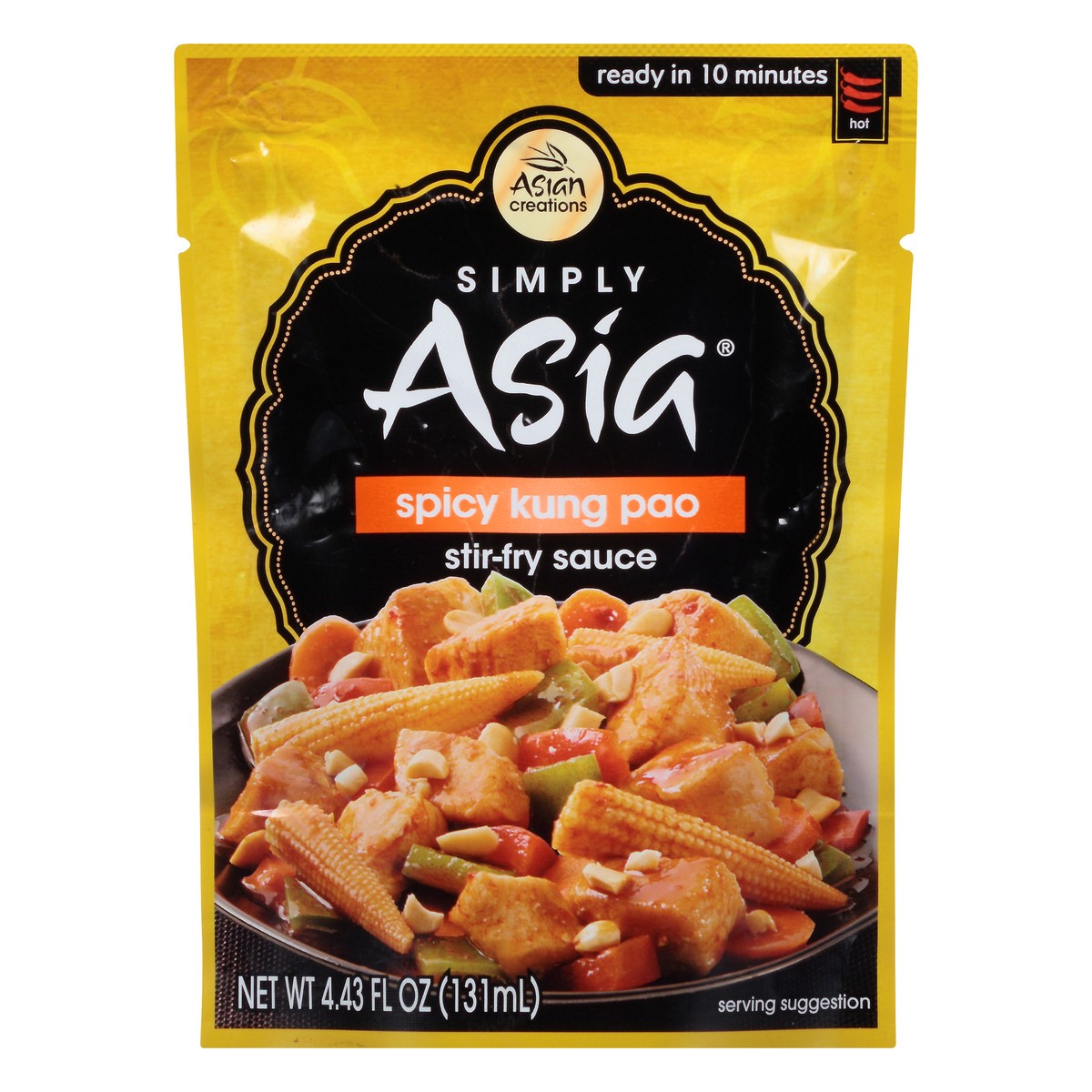 slide 1 of 8, Simply Asia Spicy Kung Pao Stir-Fry Sauce, 4.43 oz