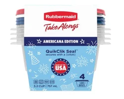 Rubbermaid Round Quickclick Seal Americana Edition