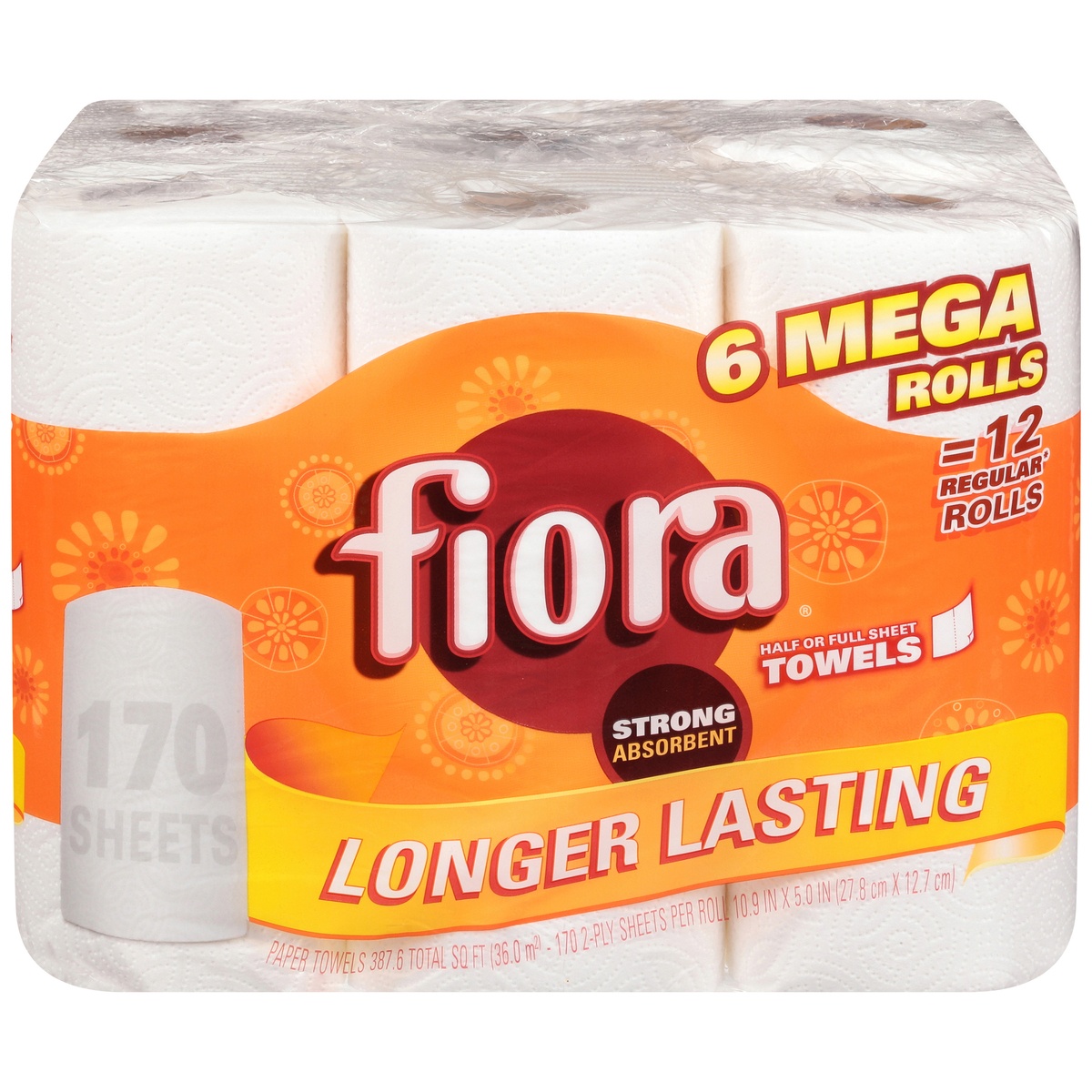 slide 1 of 1, Fiora Soft Strong Paper Towels , 6 ct