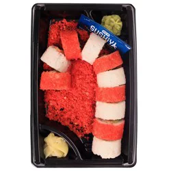H-E-B Sushiya Candy Cane Sushi Roll