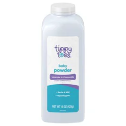 Tippy Toes Pure Cornstarch Lavender & Chamomile Baby Powder 15 oz