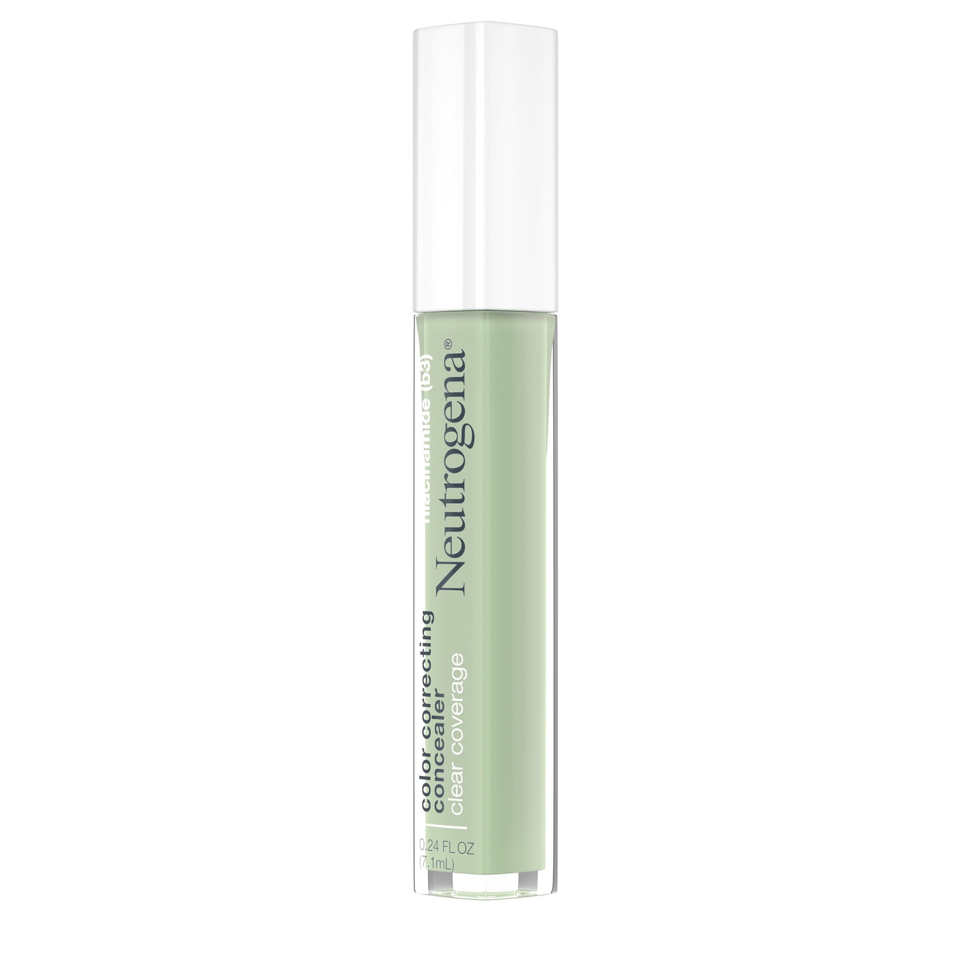 slide 6 of 8, Neutrogena Clear Coverage Color Correcting Green Concealer Makeup, Lightweight Face Concealer with Niacinamide & Green Pigment to Help Reduce Redness, 0.24 fl. oz, 0.24 fl. oz