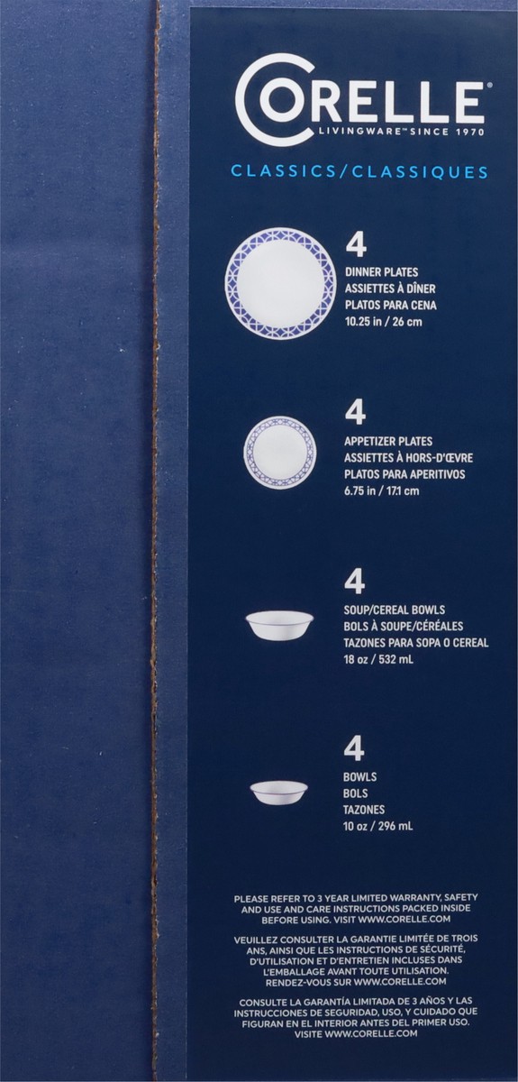 slide 7 of 9, Corelle Classics Dinnerware Set 16 ea, 16 ct