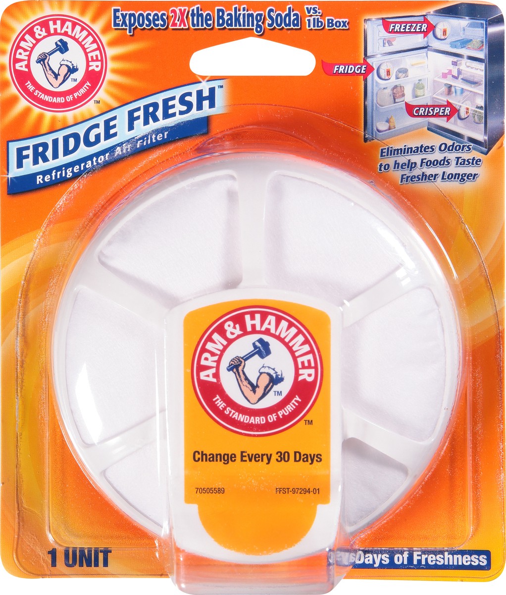 slide 3 of 9, ARM & HAMMER Fridge Fresh Refrigerator Air Filter, 1 ct