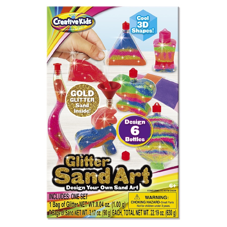slide 1 of 1, Creative Kids Glitter Sand Art, 1 ct