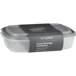 our goods Rectangular Food Storage Container - Large