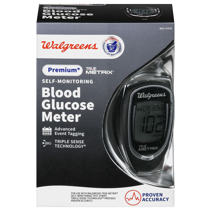 slide 1 of 5, Walgreens True Metrix Blood Glucose Meter, 1 ct