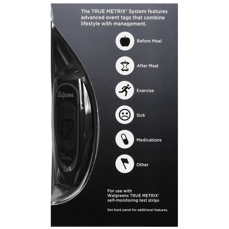 slide 4 of 5, Walgreens True Metrix Blood Glucose Meter, 1 ct