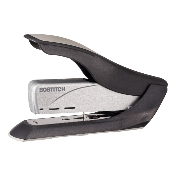 slide 1 of 10, BOSTITCH Spring-Powered Premium Heavy Duty Stapler, Black/Silver, 1 ct