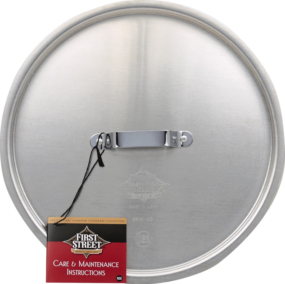 slide 5 of 6, First Street Stock Pot Cover 12, 1 ct