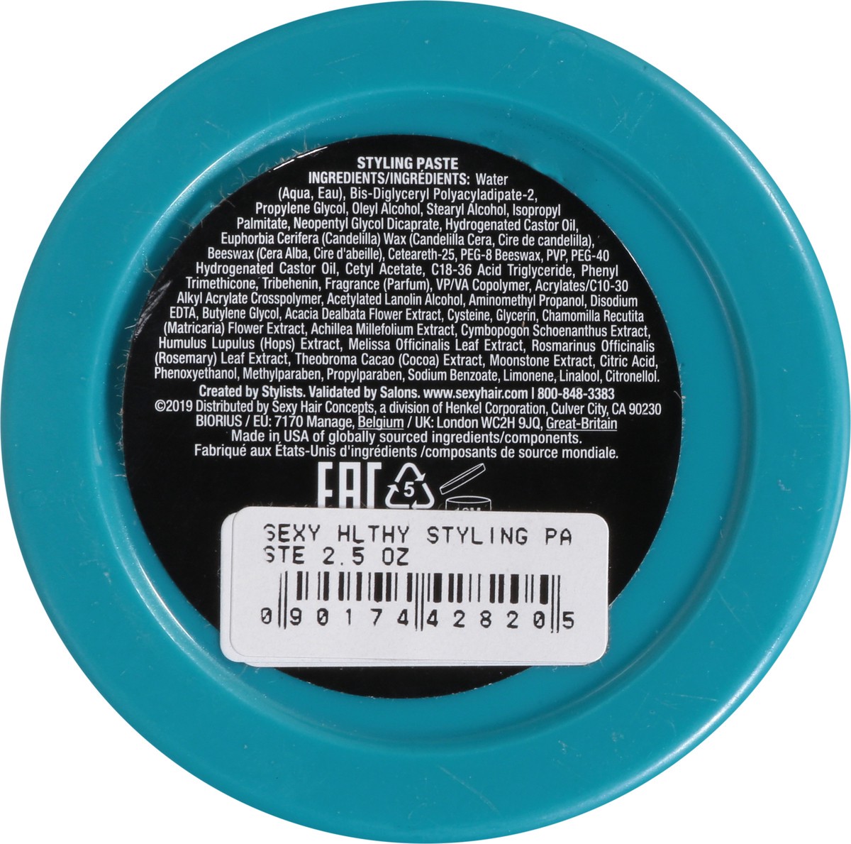 slide 13 of 13, Sexy Hair Styling Paste 2.5 oz, 2.5 fl oz