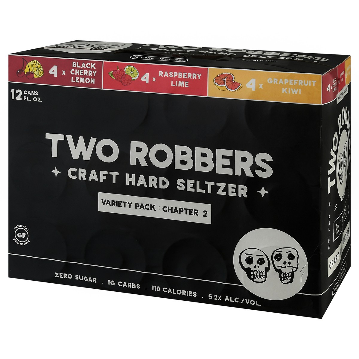 slide 8 of 14, Two Robbers Variety Pack Craft Hard Seltzer 12 - 12 fl oz Cans, 12 ct