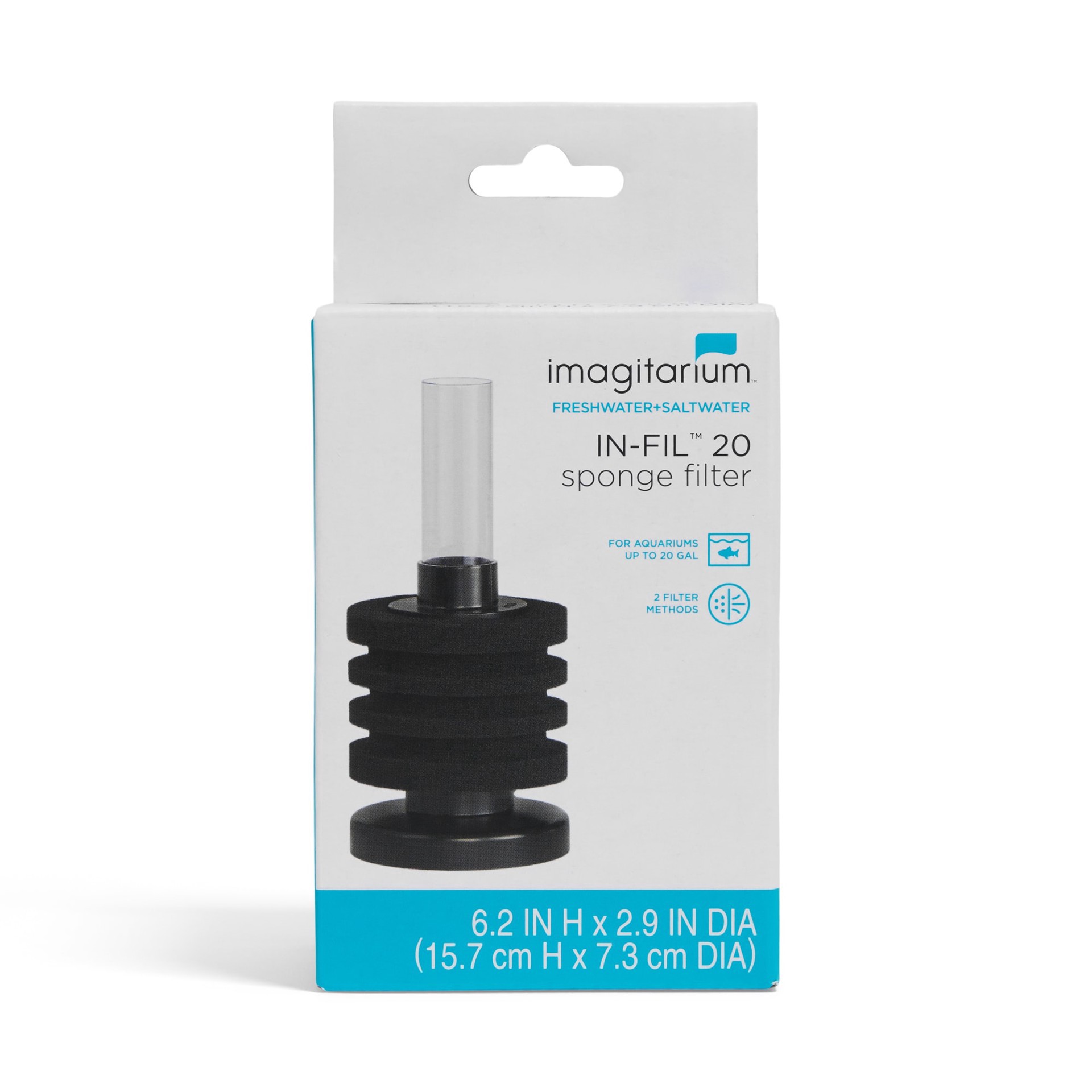 slide 1 of 1, Imagitarium IN-FIL 20 Sponge Filter, 20 Galllons, 1 ct