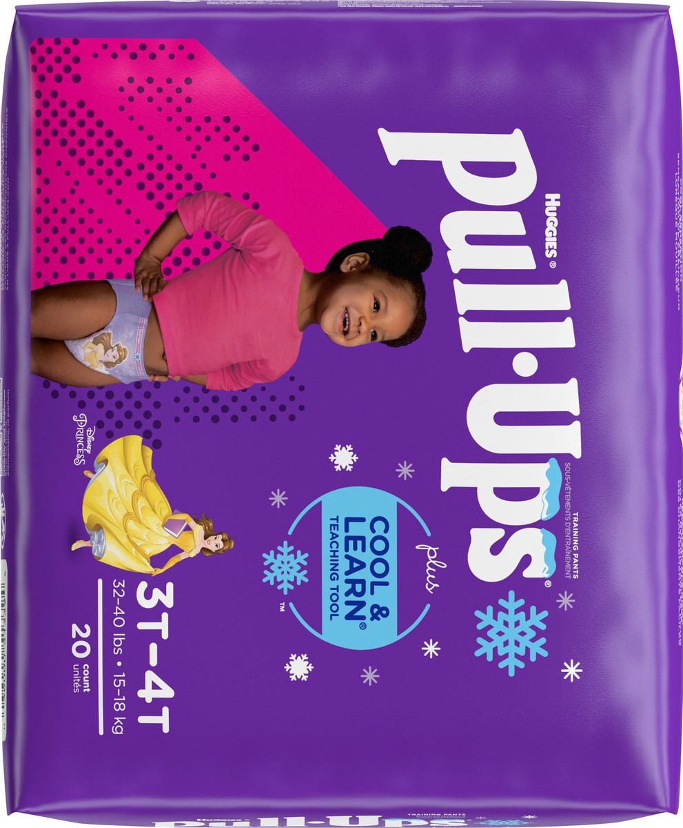 slide 9 of 12, Pull-Ups Disney Princess Training Pants 3T-4T (32-40 lbs) 20 ea, 22 ct