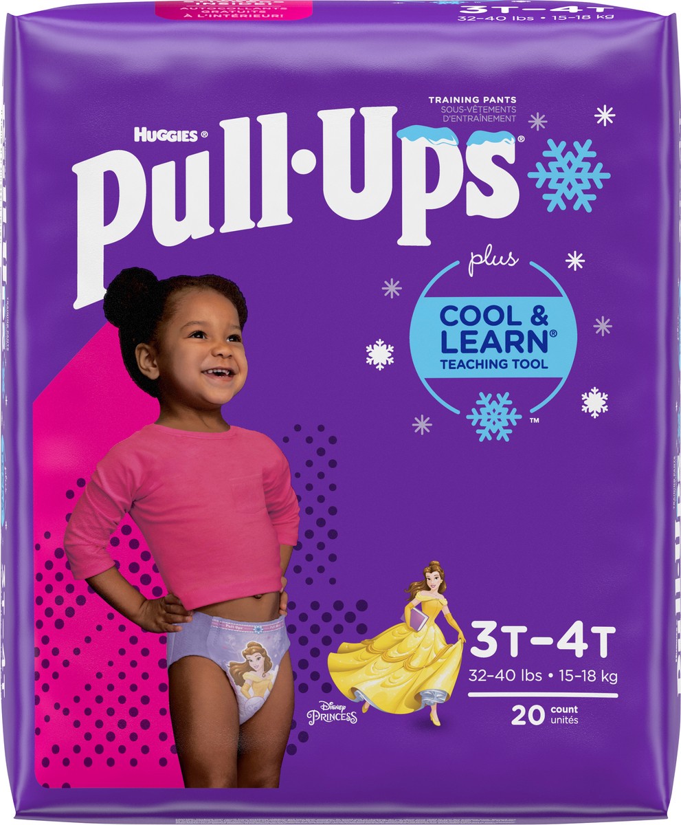 slide 10 of 12, Pull-Ups Disney Princess Training Pants 3T-4T (32-40 lbs) 20 ea, 22 ct