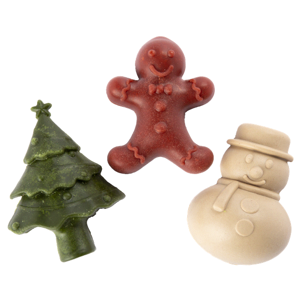 slide 8 of 21, DreamBone Holiday Dog Treat, Mixed Shapes, 6 ct