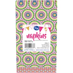 Kroger Entertainment Essentials Medallion Pink Guest Napkins